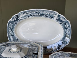 Victoria groen Societe Ceramique Eetservies 12 personen