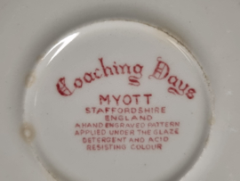 Engels rood Meakin Coaching Days kop en schotel (ribbel)