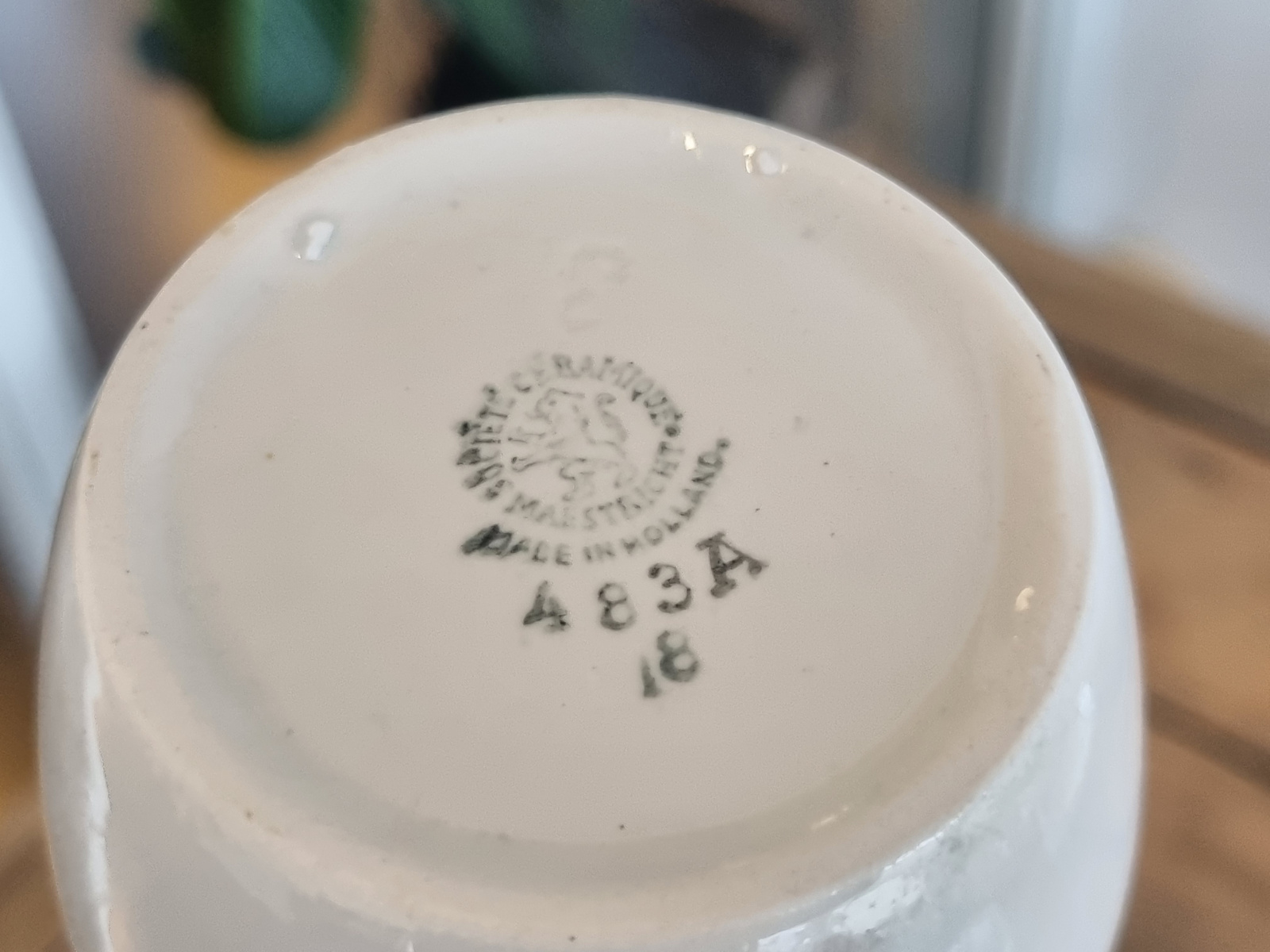 Oud Boerenbont Societe Ceramique 483a Roomstel nr. 3 (het gewone model)