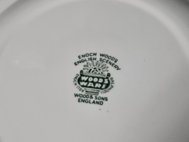 Engels groen Wood & Sons Woods Ware plat Dinerbord 25 cm