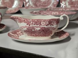 Engels rood Enoch Wedgwood Woodland eetservies 24 personen