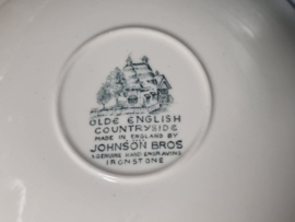 Engels rood Johnson Bros Olde English Countryside kop en schotel