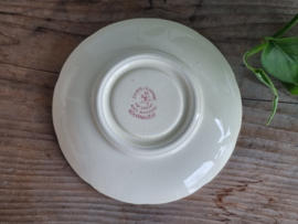 Boerenhoeve Rood Societe Ceramique losse schotel voor kopje 15 cm