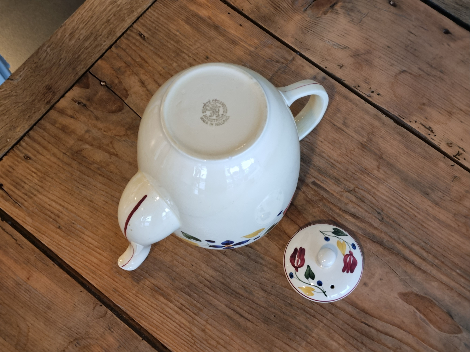 Boerenbont 417 Societe Ceramique Koffiepot (creme)