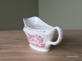 Engels rood Olde England Royal Tudor Ware Sauskom met oor