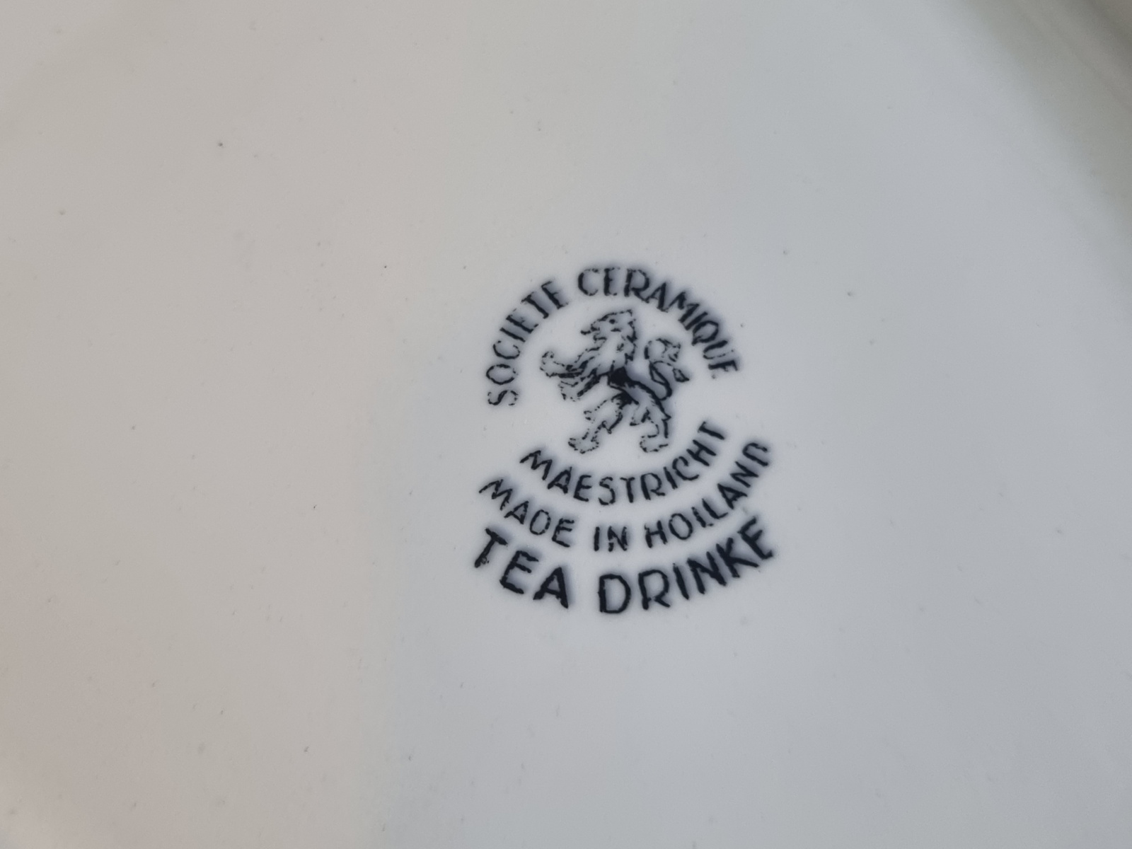 Tea Drinker zwart Societe Ceramique Schaal 36 cm