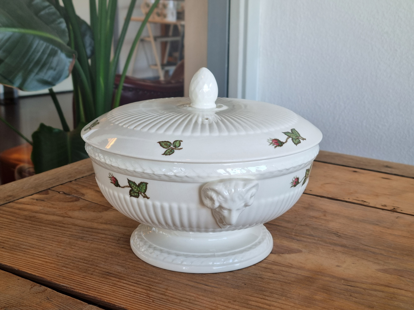 Wedgwood Moss Rose dekschaal terrine 20,5 cm