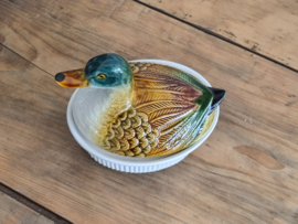 Vintage Portugal Eend Paté (70-er jaren) Jachtservies
