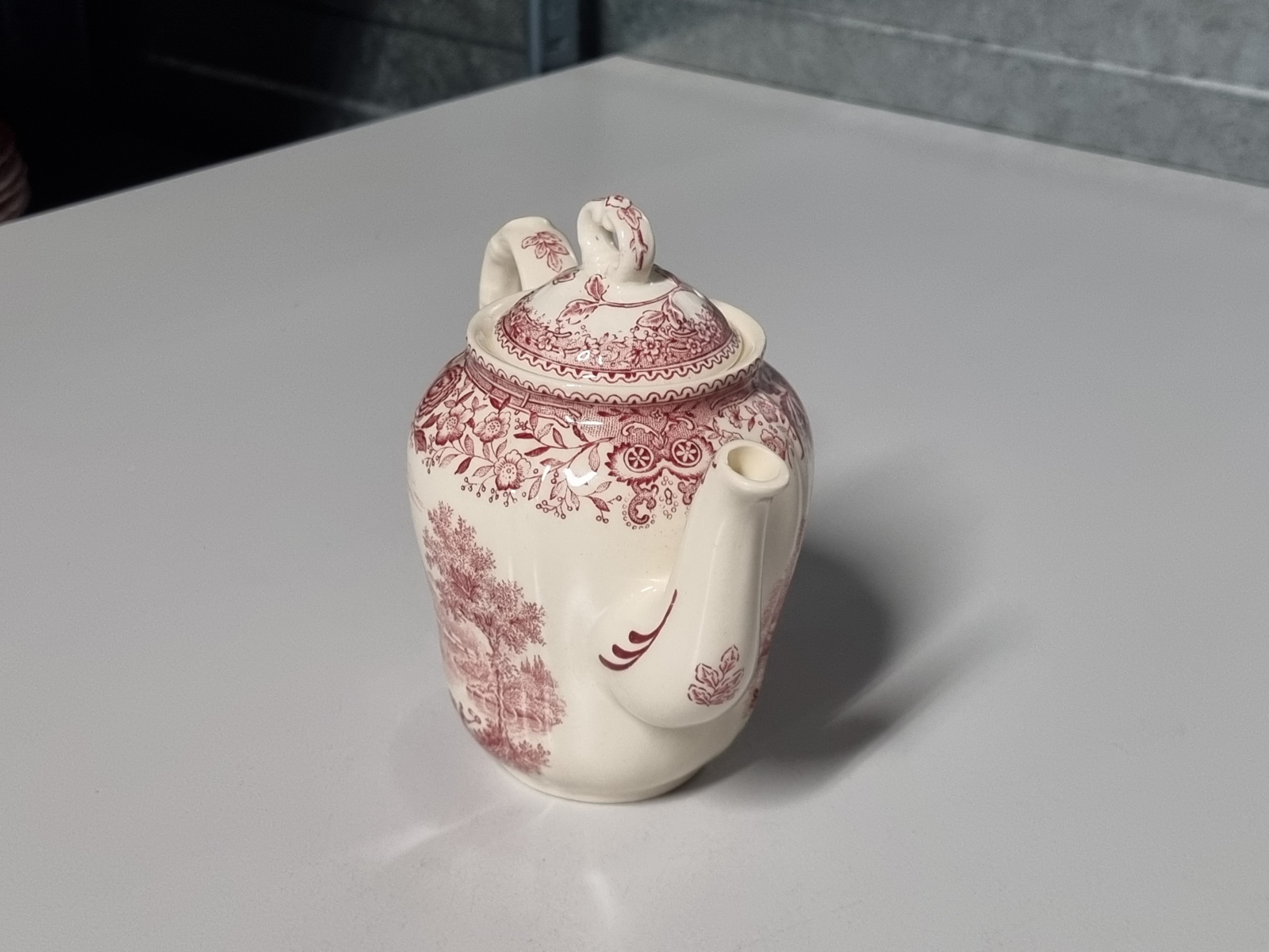 Villeroy en Boch Burgenland rood Koffiepotje 1-persoons