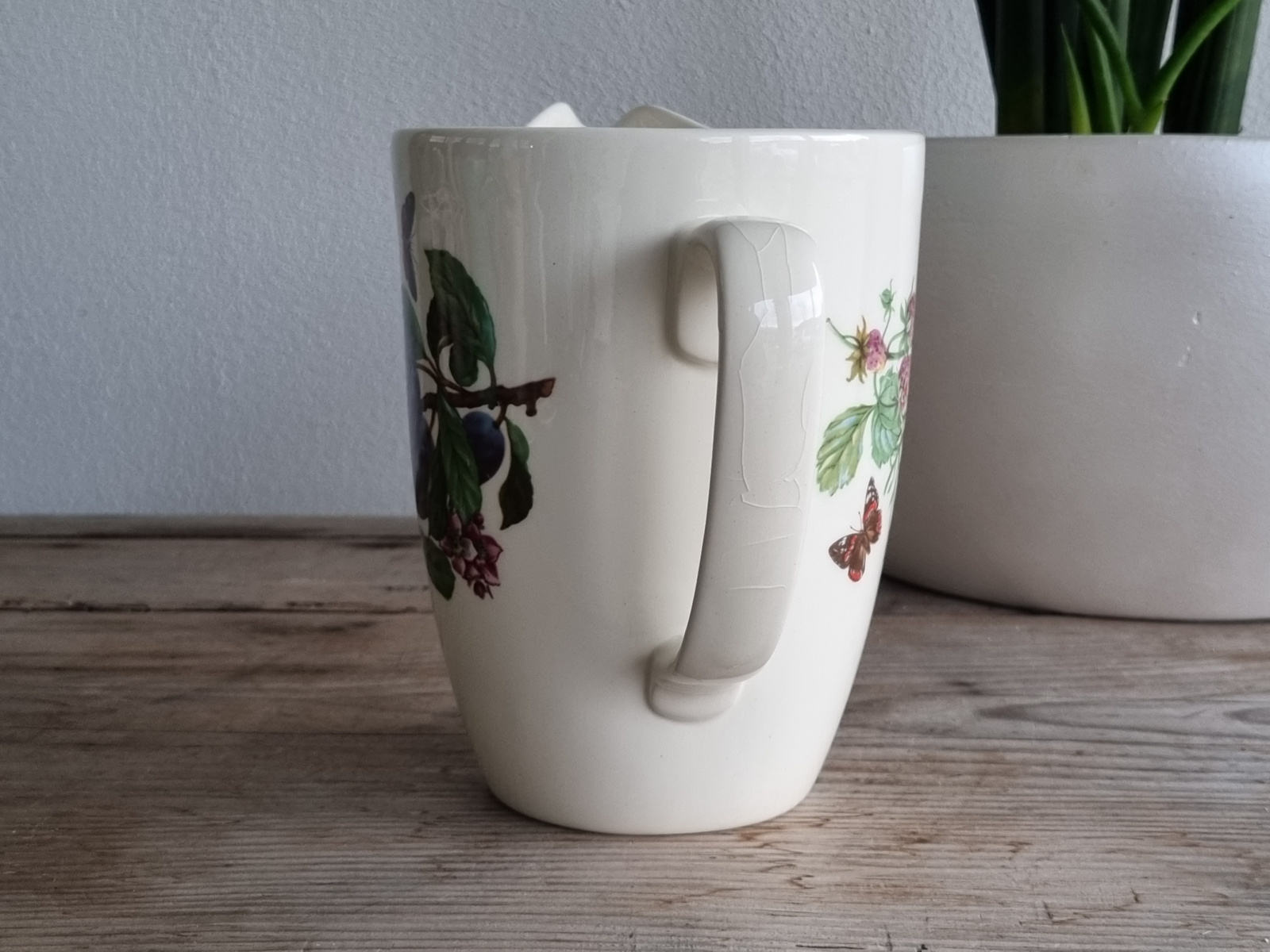 Vintage Regout Royal Sphinx Kan Waterkan afm. Aardbei Pruim