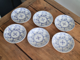 Societe Ceramique Saks set 6x Koffie Kop en Schotel