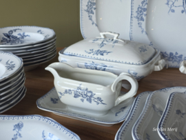 Meibloem Petrus Regout Compleet Eetservies 16 persoons (hoekig model)