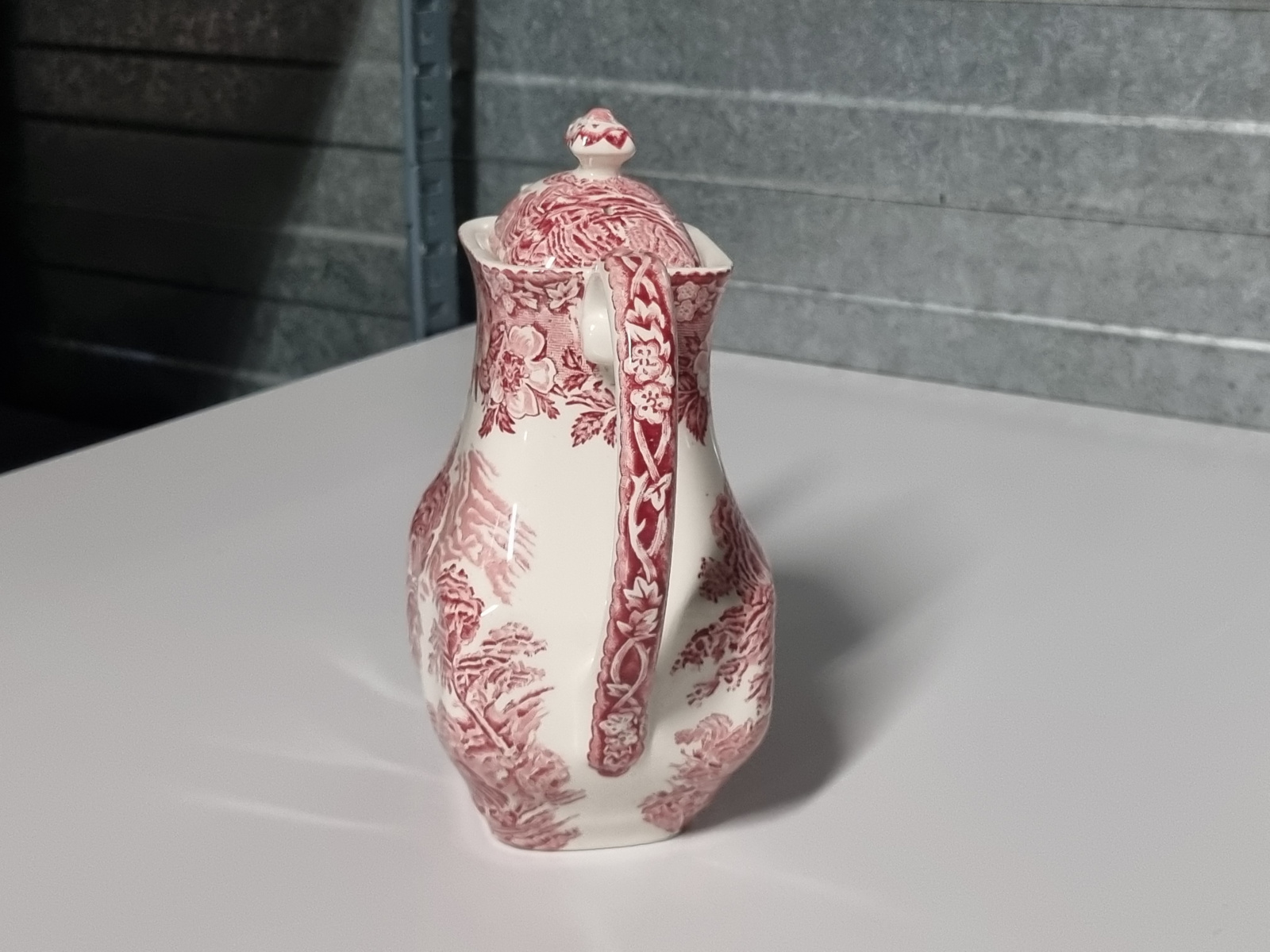 Engels rood Enoch Wedgwood Woodland Koffiepot 16 cm