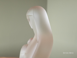 Leerdam Glas Stef Uiterwaal Madonna grote maat 37 cm (2 plekjes)