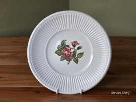 Wedgwood Moss Rose Bord 23 cm (zeldzame brede rand)