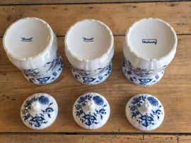 Blue Danube set 3x hoge voorraadpot 17 cm