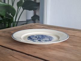 Landschap Blauw Societe Ceramique Plat Dinerbord 25 cm (rond model)