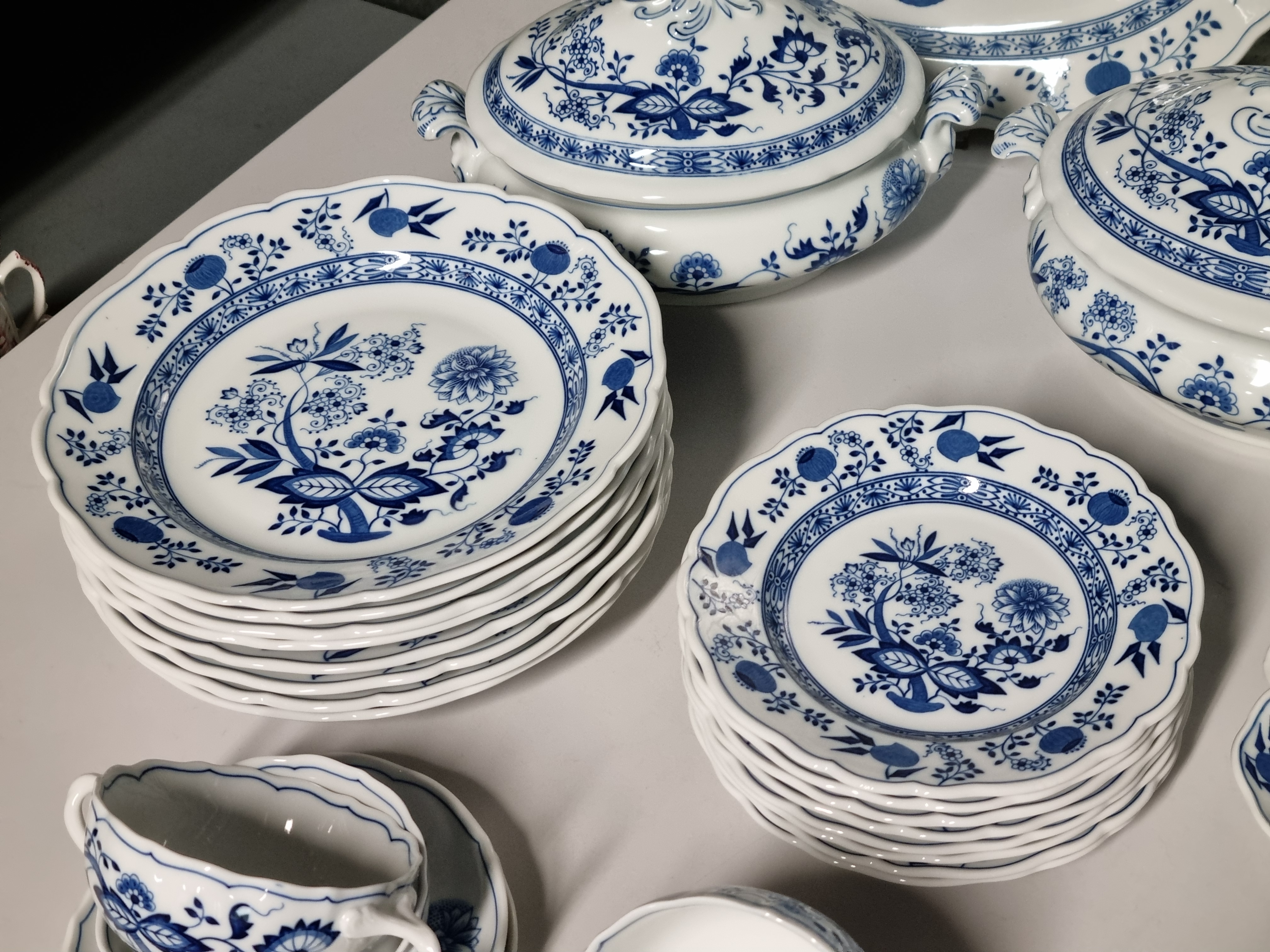Zwiebelmuster Hutschenreuther compleet eetservies 8 personen