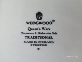Wedgwood Traditional vierkante schaal met greepjes 23,5 cm