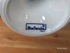 Blue Danube Schaal hoge tazza met ajour rand 26 cm