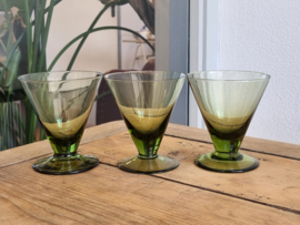 Max Verboeket Maastricht Carnaval K6 Set 3x Vruchtensapglas groen