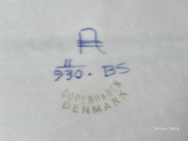 Royal Copenhagen Tranquebar Trankebar ovale schaal 43,5 cm met uitlektreef