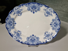 Boch BFK decor Dordrecht blauw Serveerschaal ovaal 33 cm