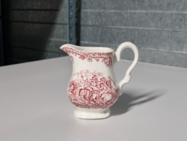 Engels rood Jachtservies Myott's Country Life Schenkkannetje