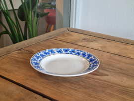 Boch Belgium Blauwe bloem ontbijtbordje 19 cm