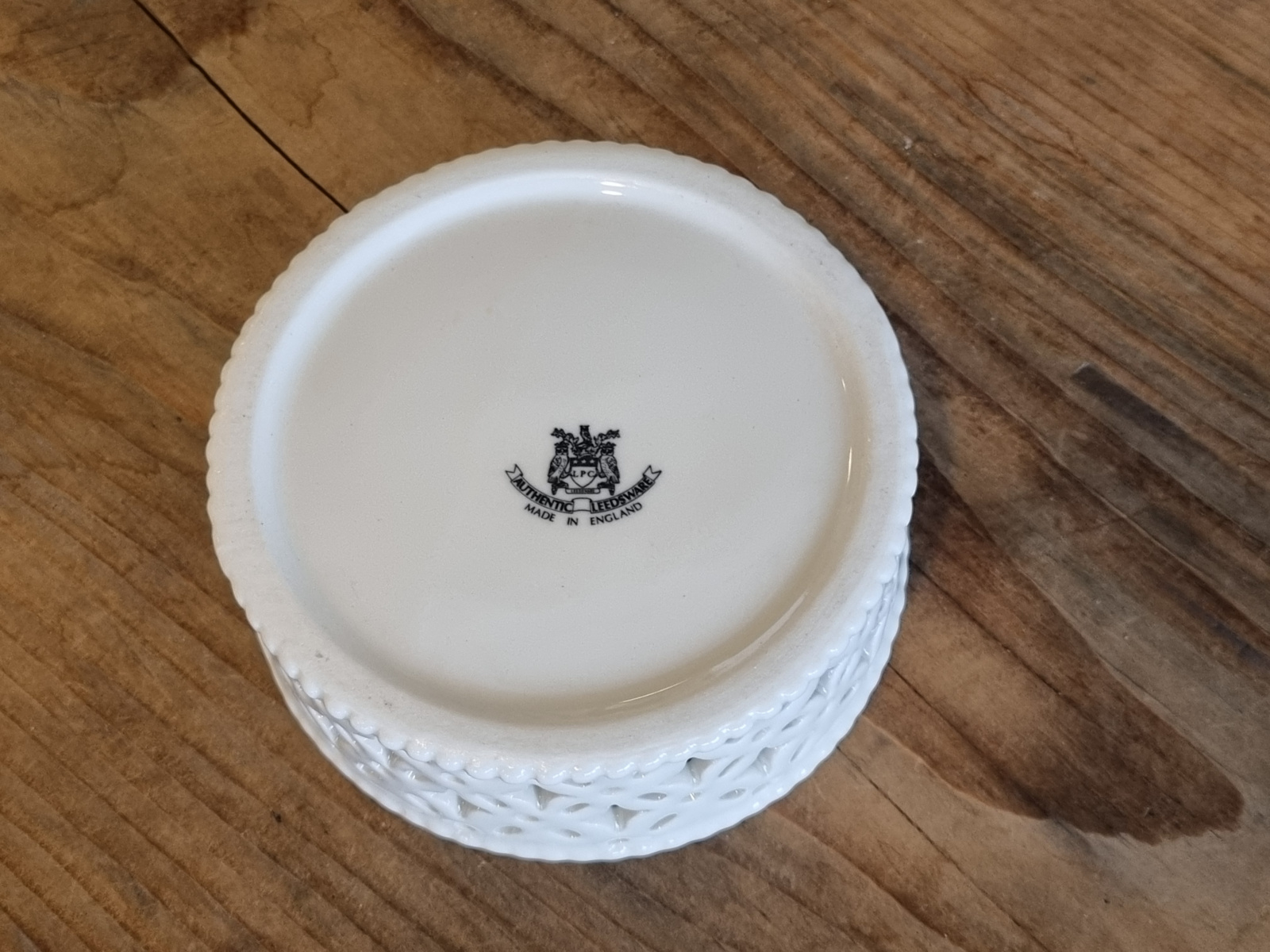 Authentic Leeds Pottery Wijnfleshouder Onderzetter