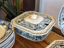 Victoria groen Societe Ceramique Eetservies 12 personen