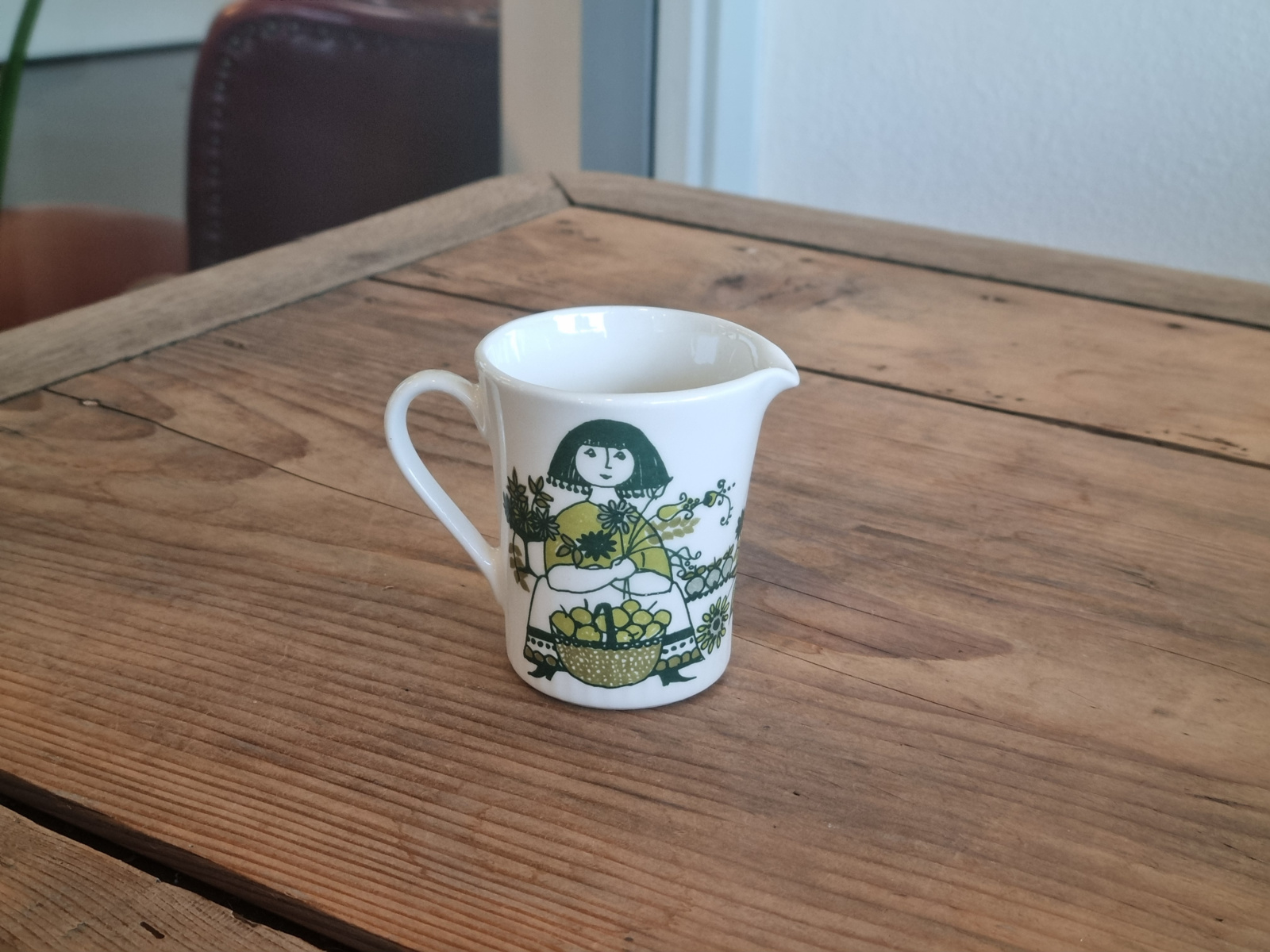 Vintage groen Figgjo Flint Turi Design Market Norway schenkkannetje