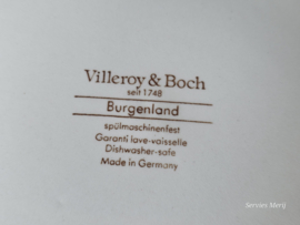 Villeroy en Boch Burgenland rood rond plateau 32 cm