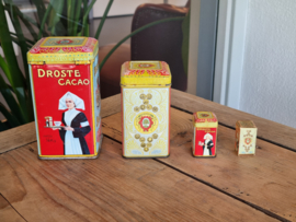 Droste Cacao Holland set 3x blik (in elkaar passend)