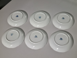 Zwiebelmuster Hutschenreuther set 6x Soepkom met schotel