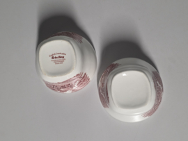 Engels bruin Grindley English Country Inns set 2x hoge Kom