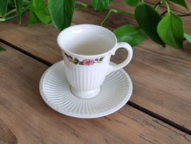 Wedgwood Briar Rose Koffie Kop en schotel