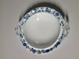 Zwiebelmuster Regout Schaal op voet met greepjes