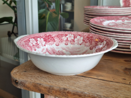 Engels rood Royal Tudor Ware Coaching Taverns Eetservies 20-persoons