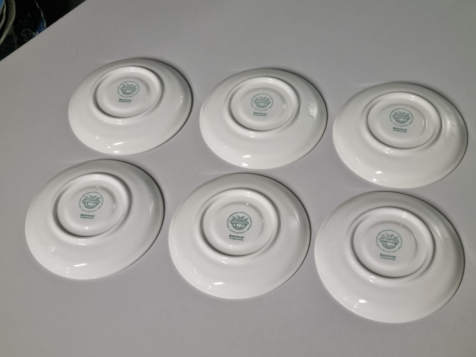Villeroy en Boch Balmoral rood set 6x kop en schotel