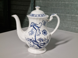 Engels blauw Meakin Blue Nordic Koffiepot 18 cm