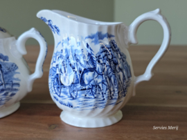 Engels blauw Myott Royal Mail Postkoets roomstel