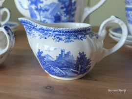 Villeroy en Boch Burgenland blauw koffieservies 8 personen