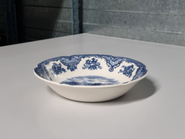 Engels blauw Johnson Bros Old Britain Castles Bord Pasta Curry Pokebowl 19 cm