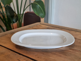 Petrus Regout rechthoekige schaal 32 cm (wit)