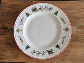 Wedgwood Windsor Christmas Kerstservies plat Dinerbord 27 cm