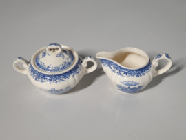 Villeroy en Boch Burgenland blauw Roomstelletje (klein model)