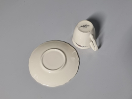 Frans Sarreguemines Obernai Espresso Kopje met schotel Ø 6,5 cm