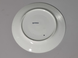 Petrus Regout Marines donker blauw Plat Dinerbord 23,5 cm (ronde model - afb. horizon)