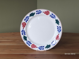Oud Boerenbont Societe Ceramique 483a robuust serveerbord | visbord 36 cm